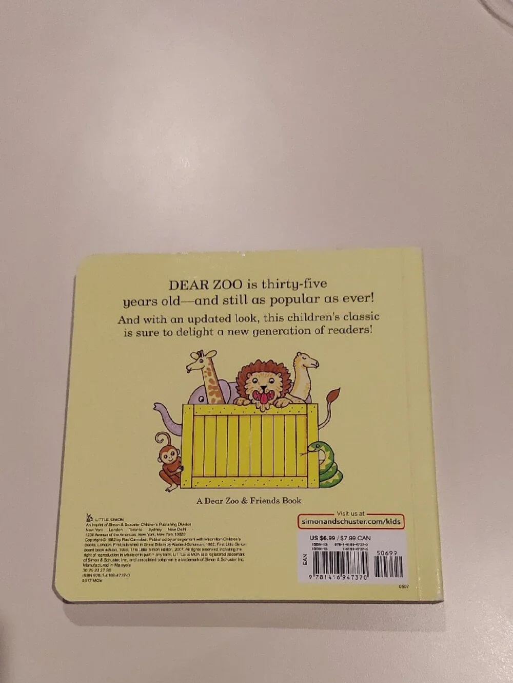 Dear Zoo Board Book - A Lift The Flap Book